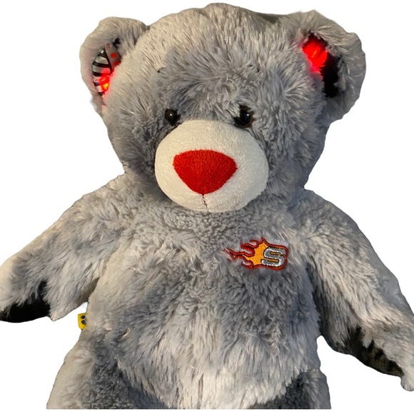 RARE BUILD A BEAR HOT LIGHTS SKECHERS FULLY WORKING LIGHTS UP PLUSH STUFFED 2012 - Picture 2 of 9